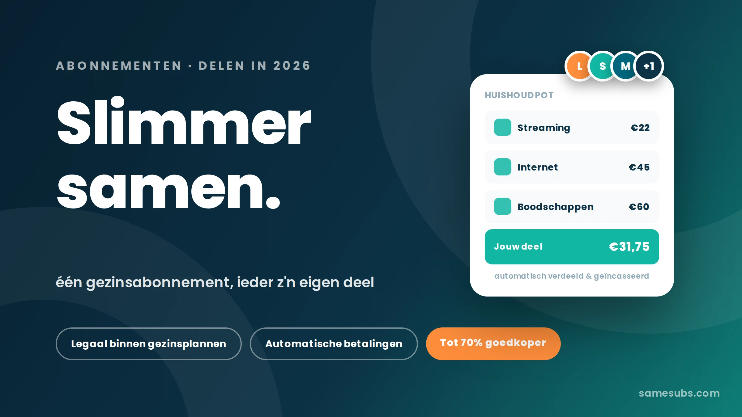 Abonnement delen: uitleg van alle populaire aanbieders