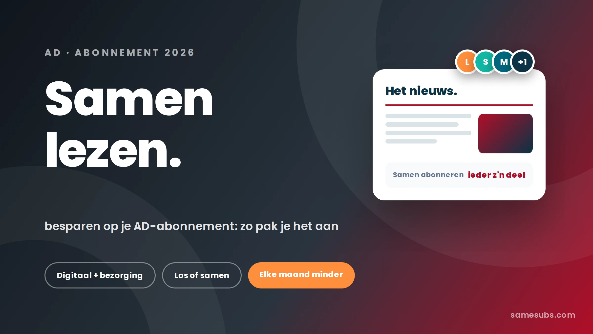 AD abonnement aanbieding 2026: lees de krant goedkoper