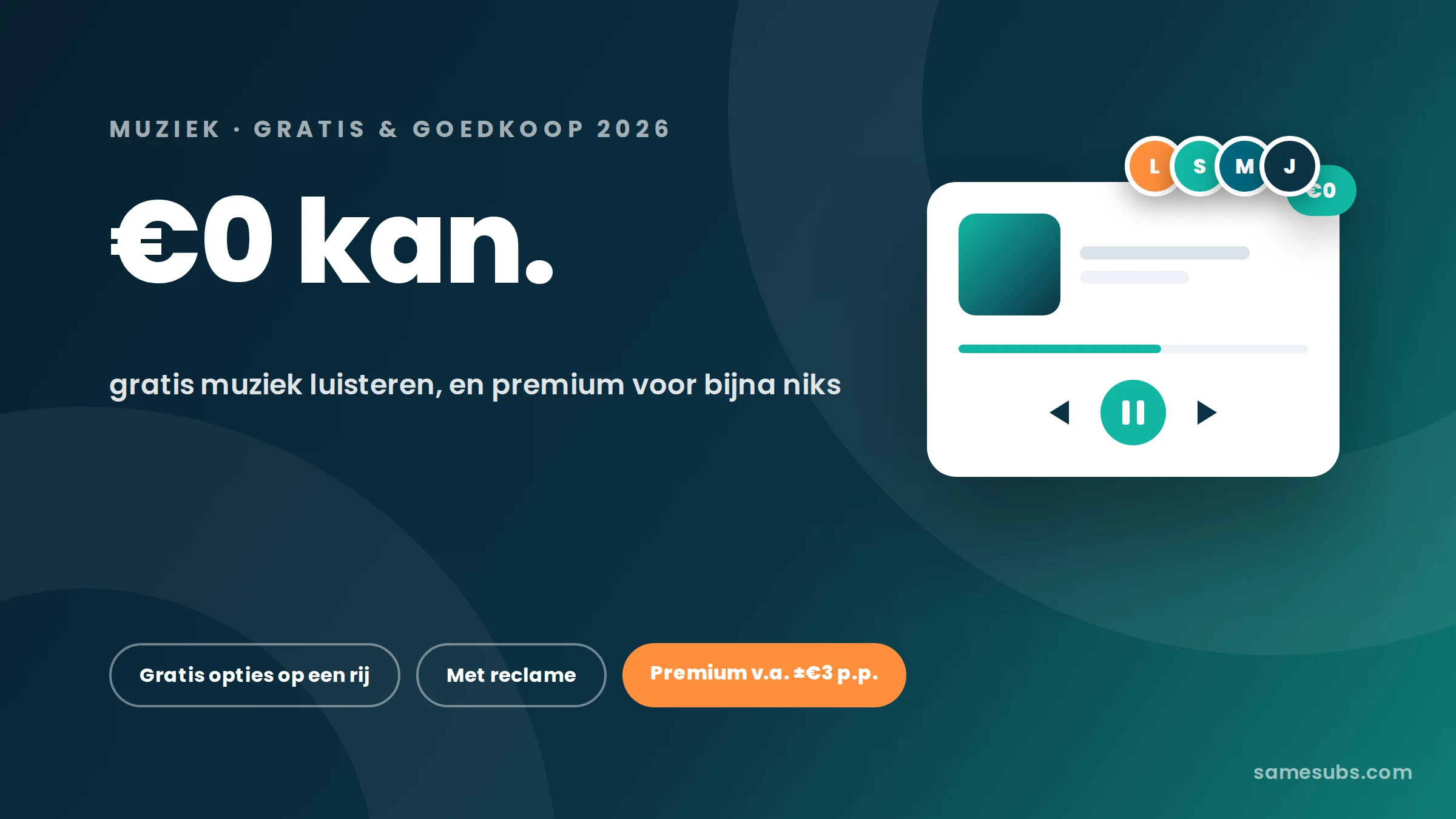 Gratis muziek luisteren in 2026: YouTube, Spotify & besparen