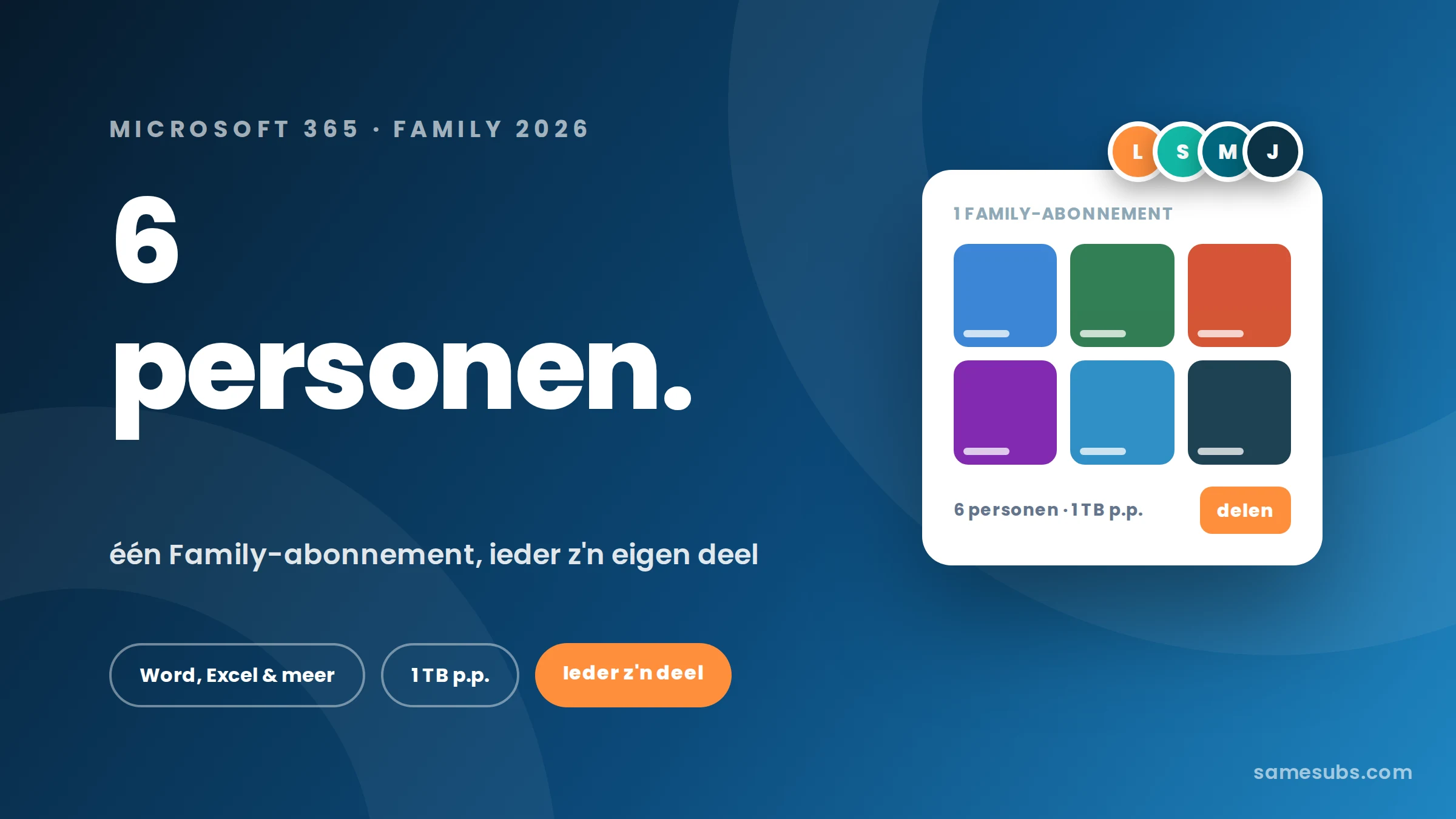 Microsoft 365 Family aanbieding 2026: bespaar tot €80 per jaar