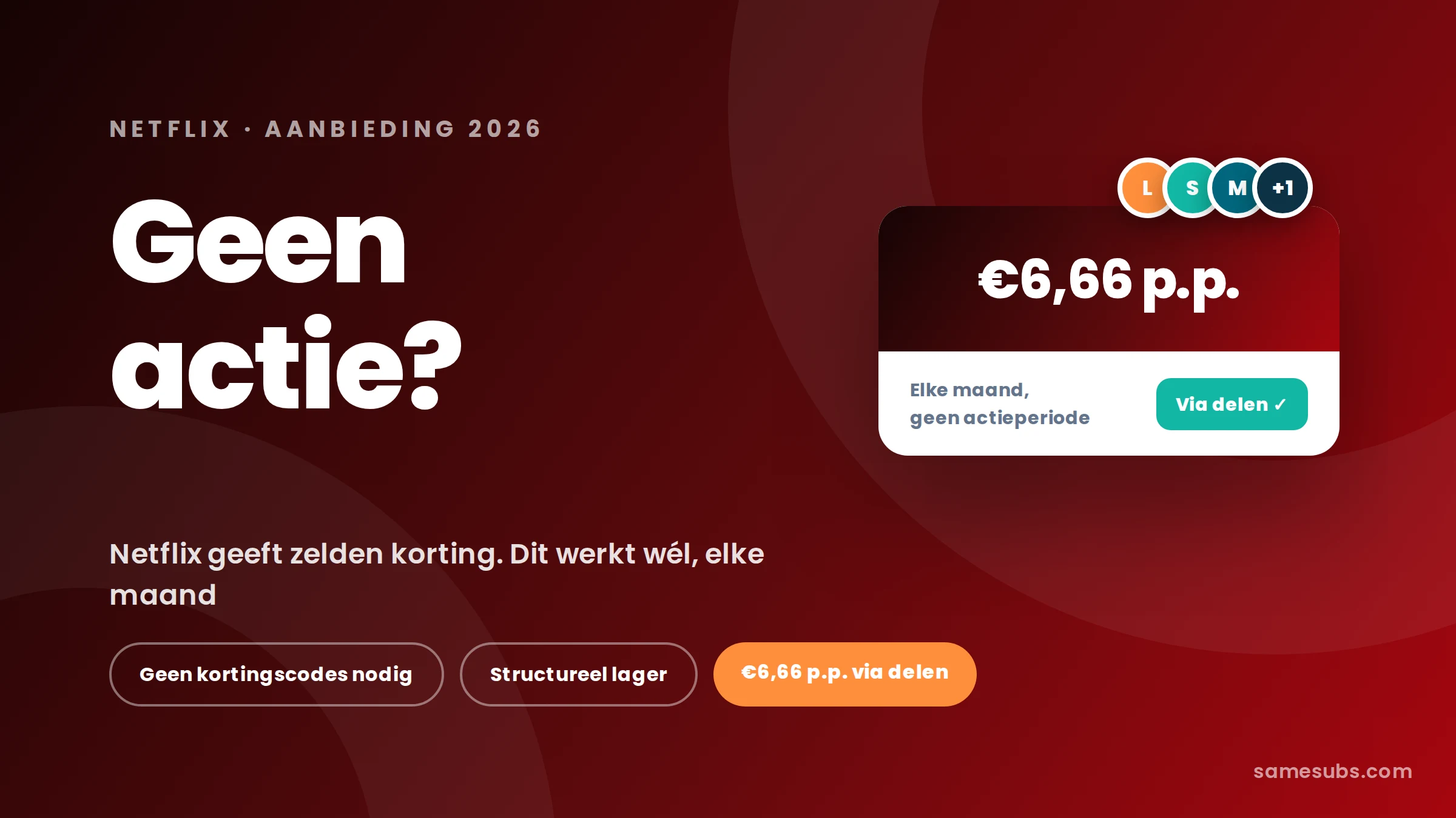 Netflix Korting 2026: Pak deze Netflix Aanbieding & Kijk bijna Gratis
