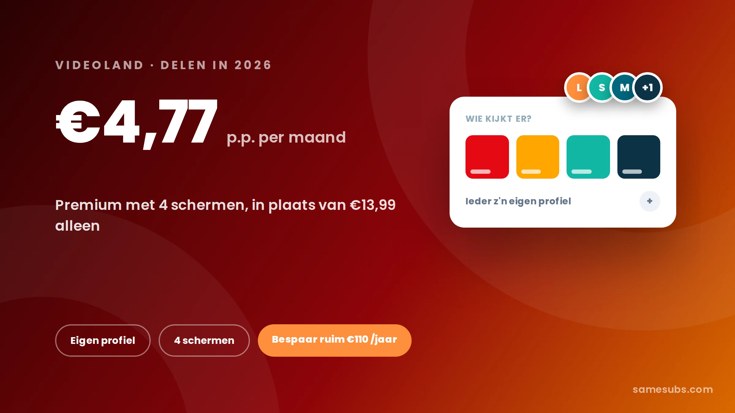 Videoland delen in 2026: zo deel je je account en bespaar je