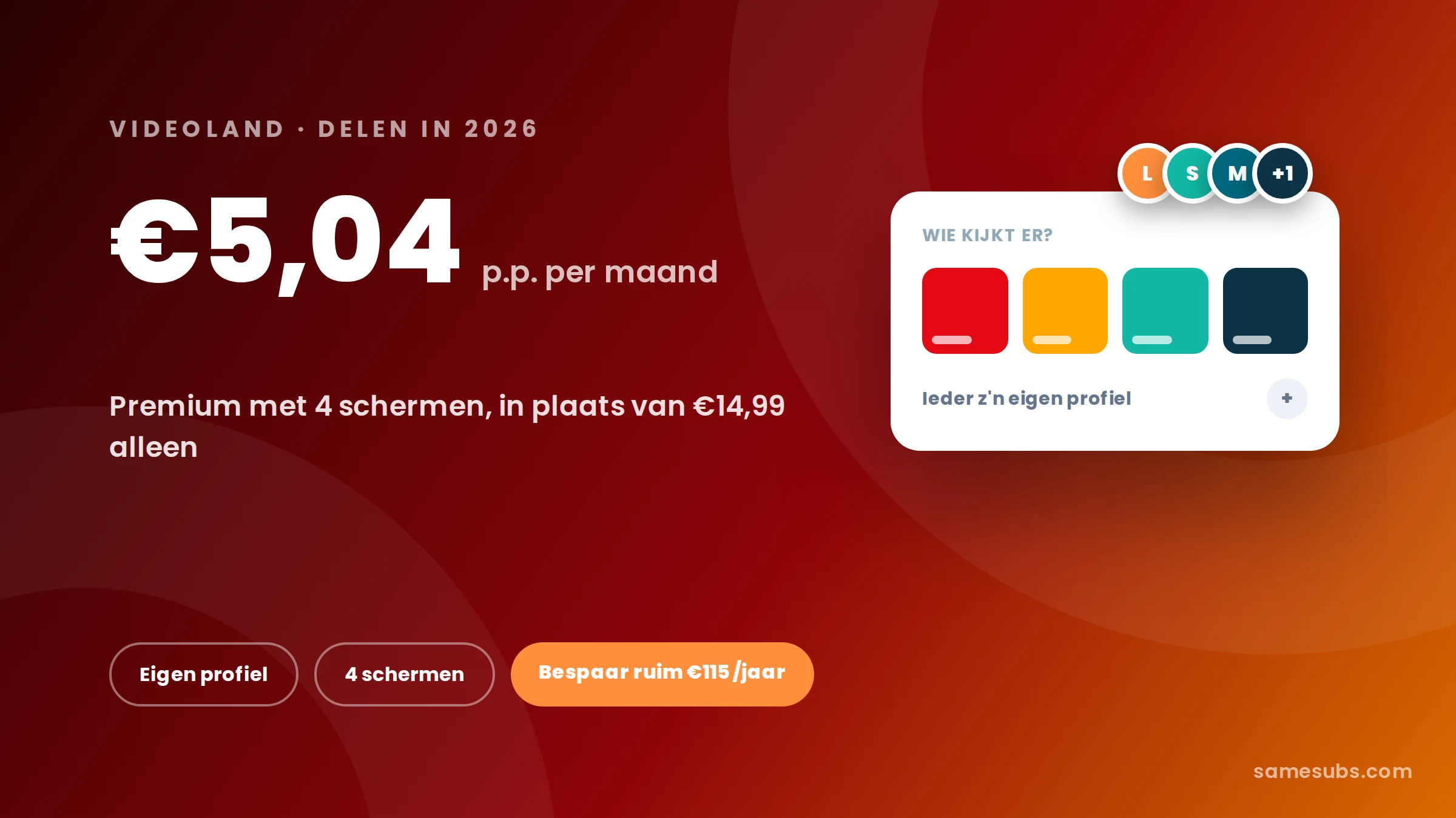 Videoland delen in 2026: zo deel je je account en bespaar je