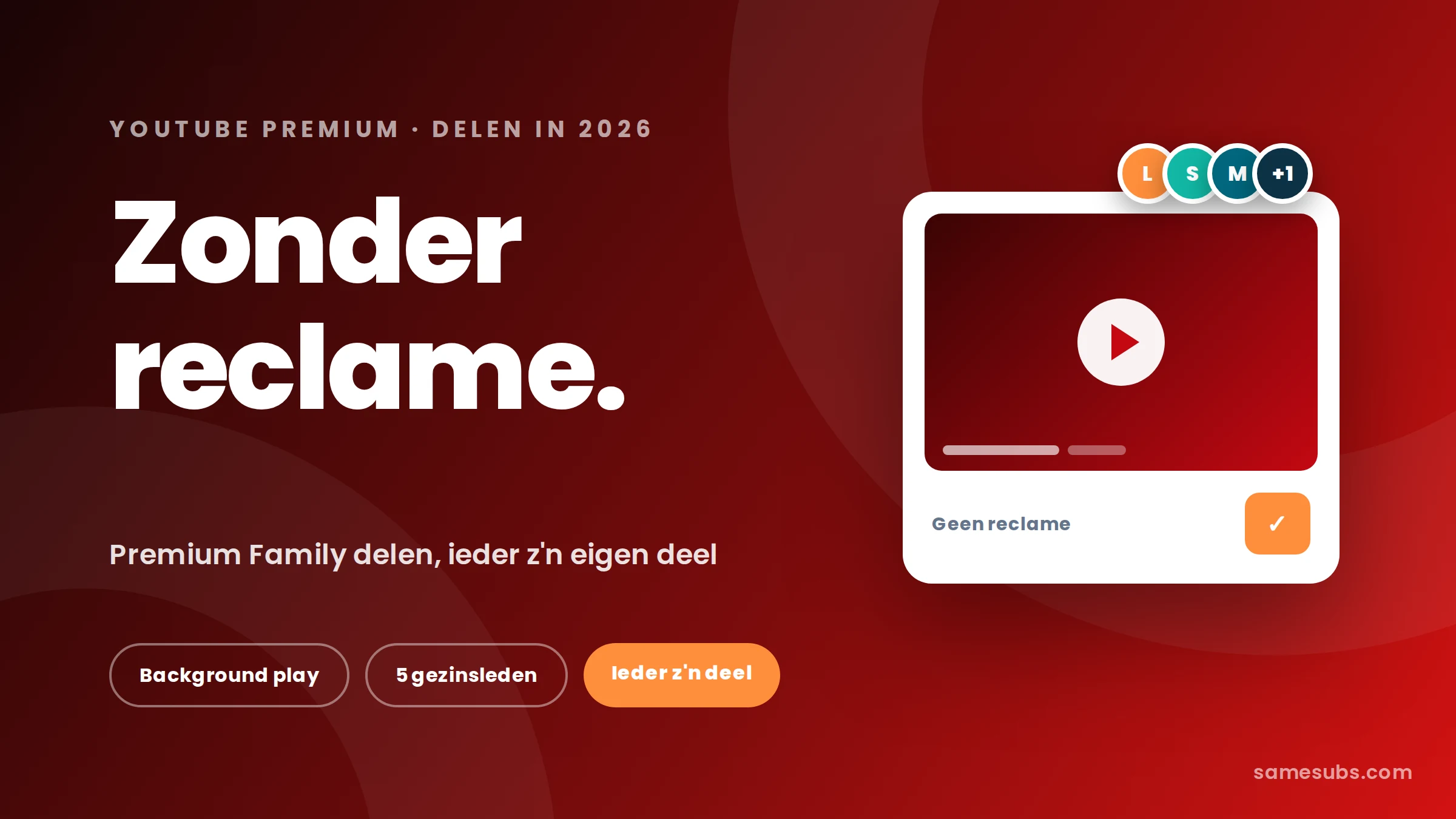 YouTube Premium delen in 2026